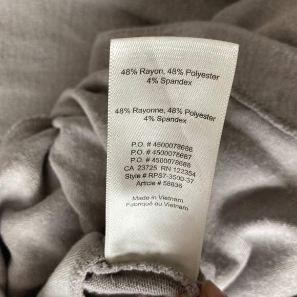 Aritzia Wilfred Free Zlata sweater / open cardigan, oversized, grey (size XS) - Picture 7 of 7